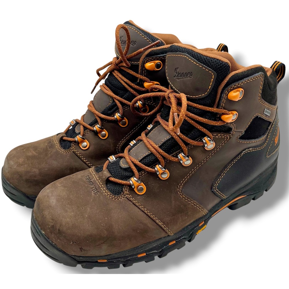 Danner Vicious 4.5 Brown Orange NMT Mens 11 Work Boots Gore-Tex Vibram 13860